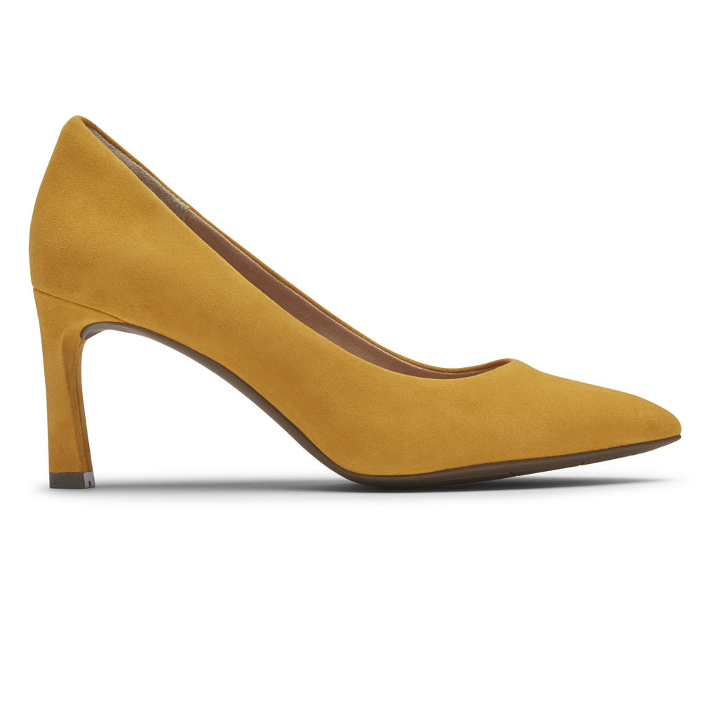 Rockport Womens Total Motion Sheehan - Heels Yellow - FHY578109